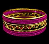 Pulseira de Metal - Rosa e Dourado - Ref 105